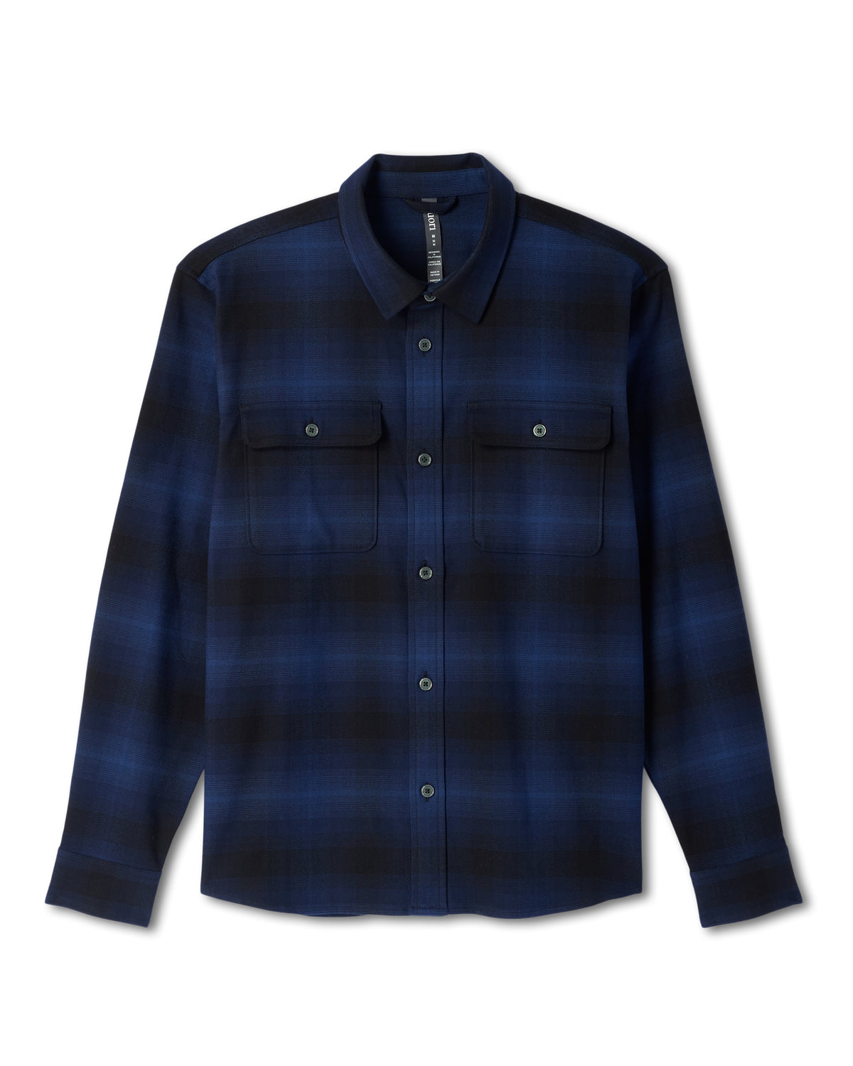 Long Sleeve Flannel Button Down Men's Blue Coast Shirt | Vuori sale