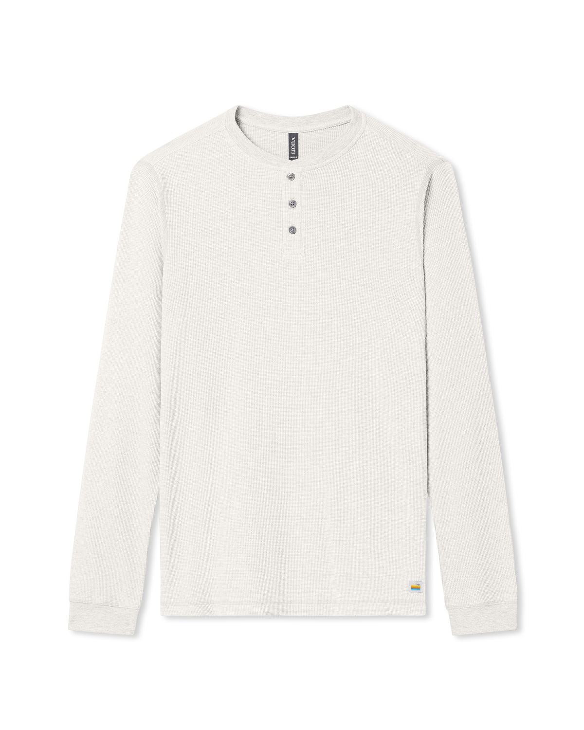Waffle Henley Men's Marshmallow Henley Top | Vuori outlet