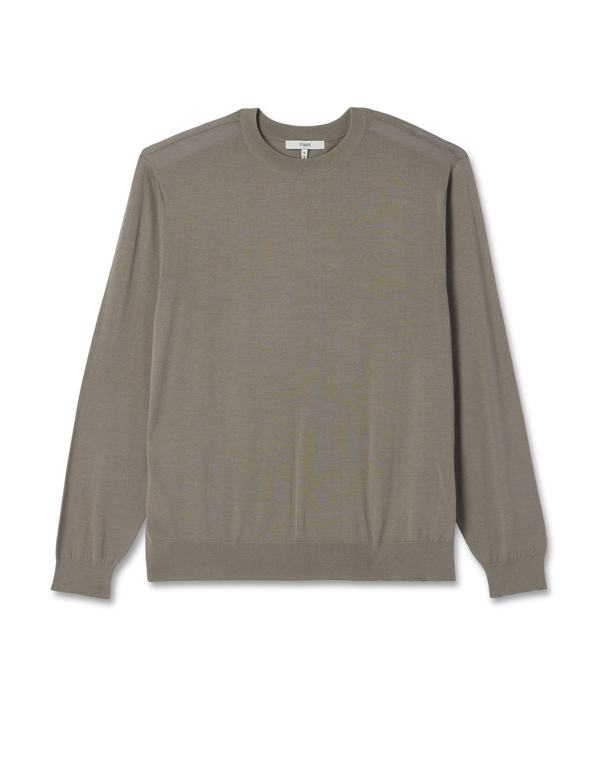 Merino Fine Gauge Wool Sweater Men's Taupe Sweater | Vuori shop