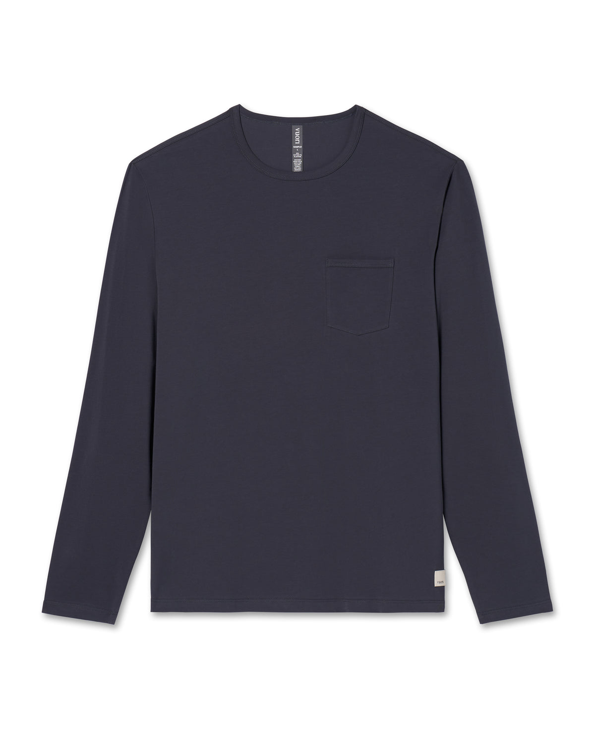 Long Sleeve Men's Feather Tee Navy | Vuori for sale