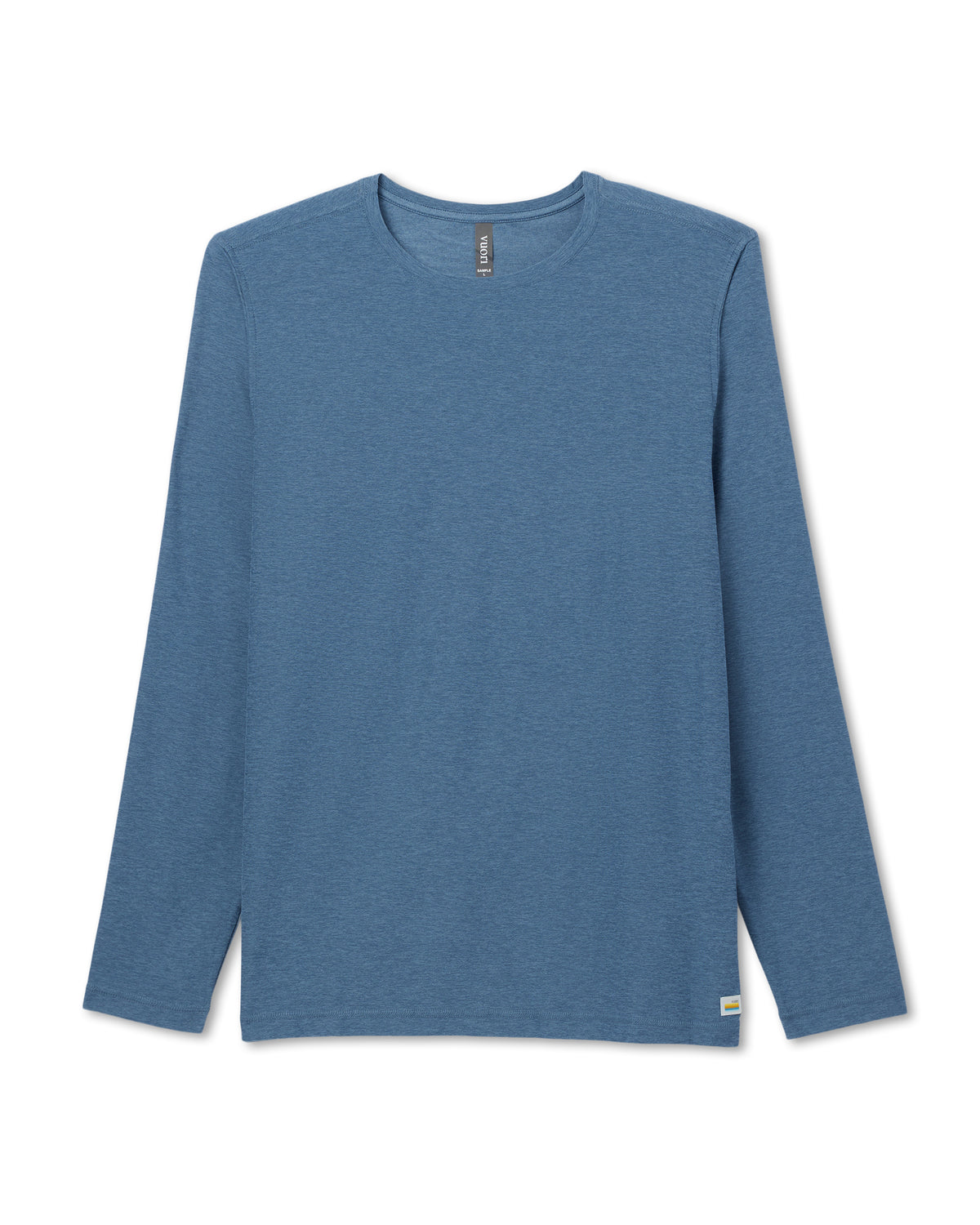 Men's Long Sleeve Strato Tech Tee Pool Blue Heather | Vuori outlet