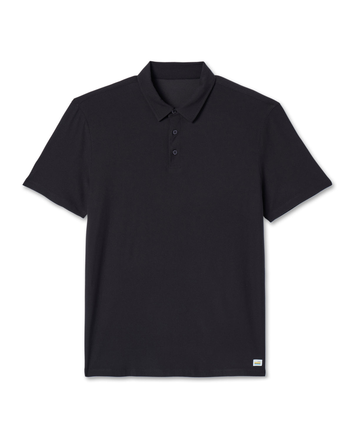 Strato Tech Polo Men's Black Polo Shirt | Vuori outlet