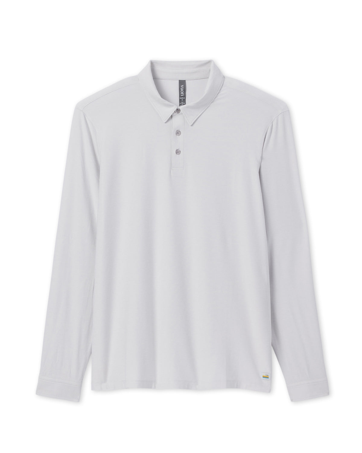 Long Sleeve Strato Tech Polo Frost Grey Heather | Vuori online
