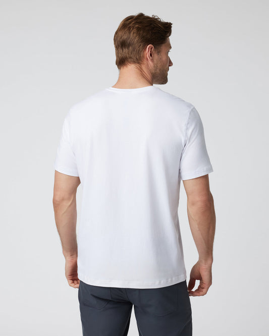 Short Sleeve Ever Henley Men's White Henley T Shirt | Vuori discount