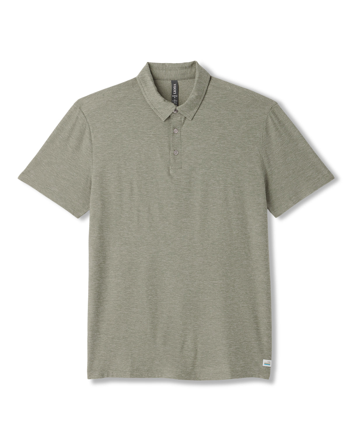 Strato Tech Polo Men's Agave Green Heather Polo | Vuori onsale