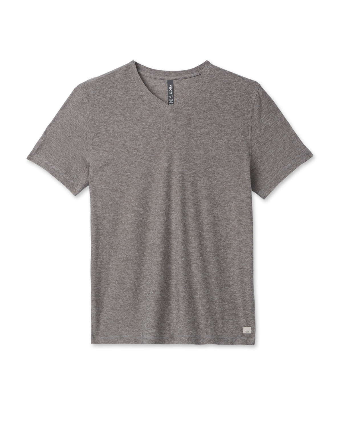 Strato Tech V-Neck Men's Heather Grey Shirt | Vuori discount