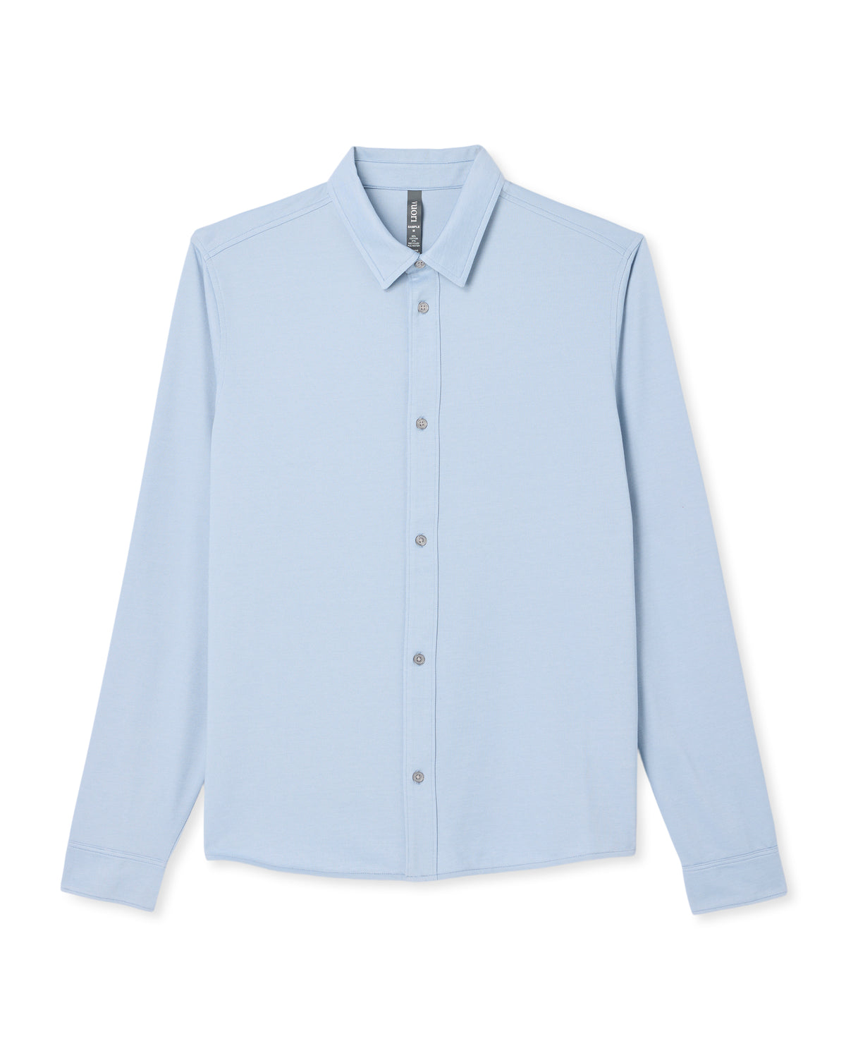 Men's Long Sleeve Knit Oxford Button Down Blue Dusk | Vuori onsale
