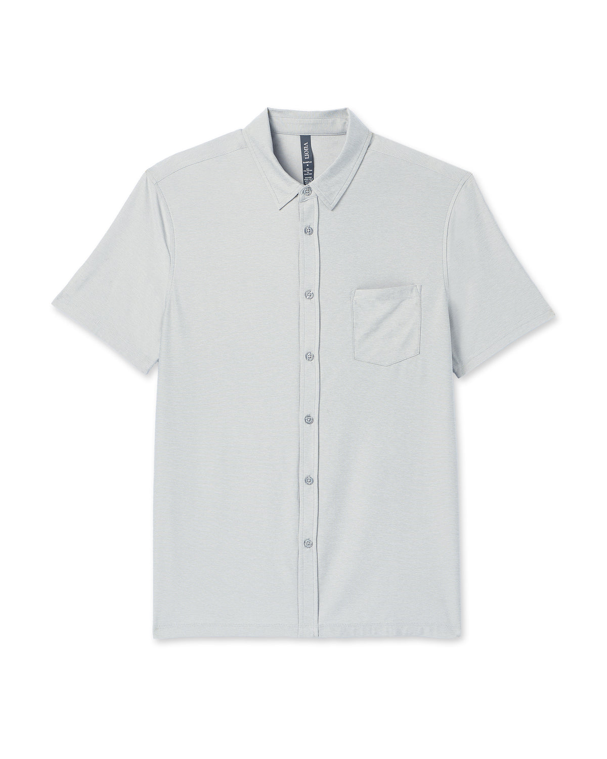 Short Sleeve Strato Button Down Men's Platinum Shirt | Vuori outlet
