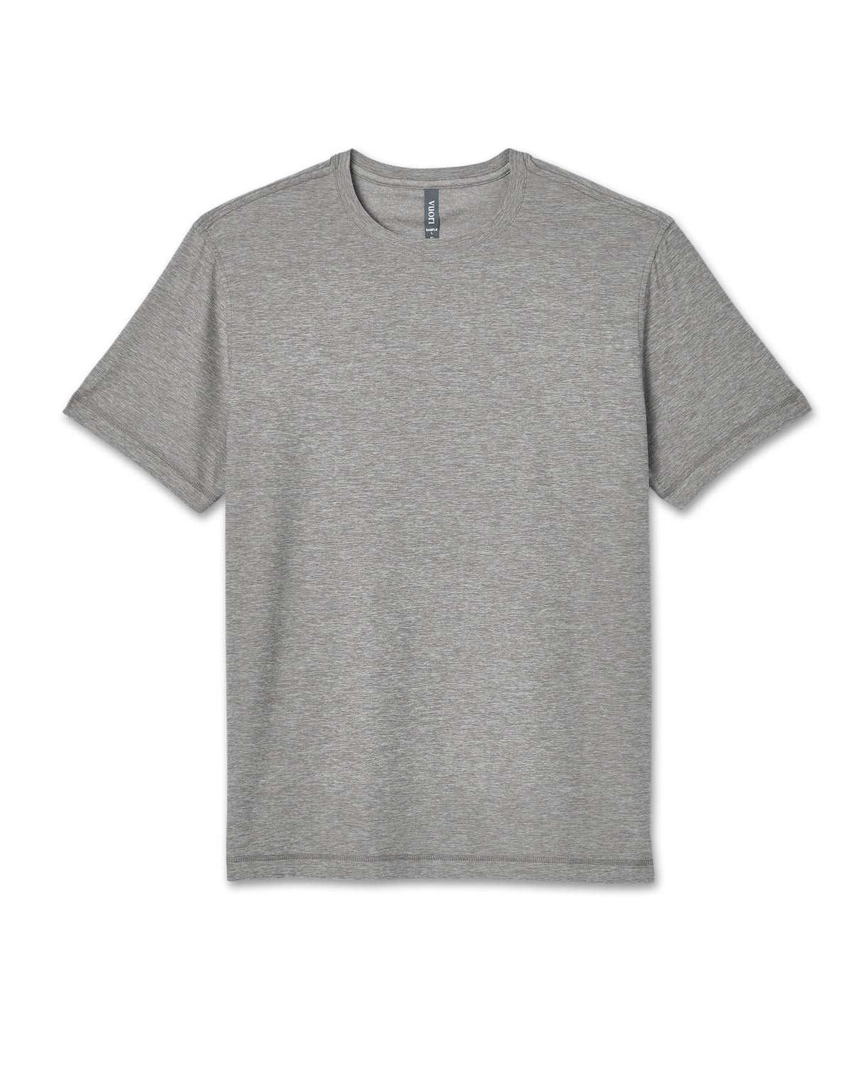 Strato Tech Tee Heather Grey Men's Tech Shirt | Vuori online