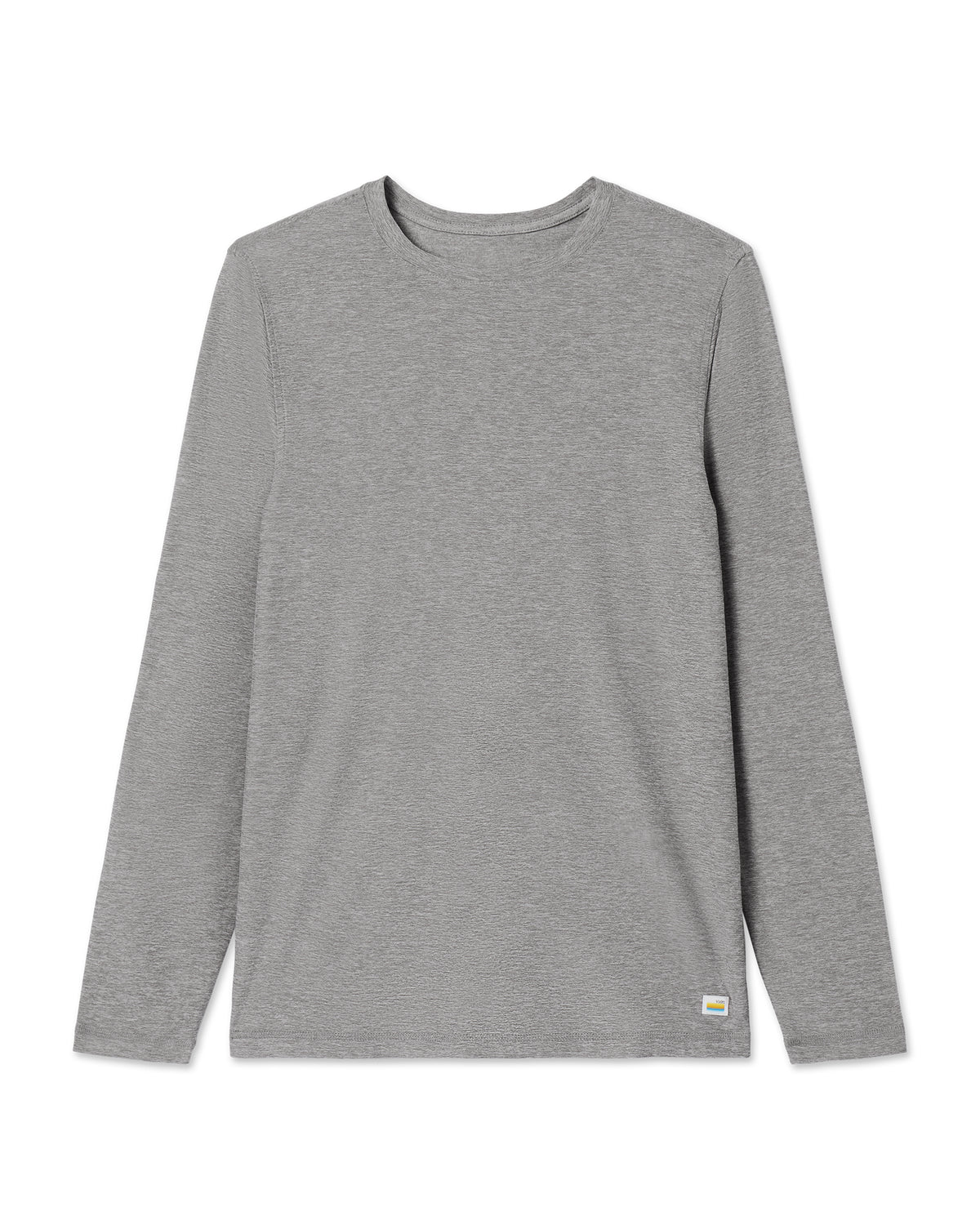 Long-Sleeve Strato Tech Tee Heather Grey Shirt | Vuori onsale