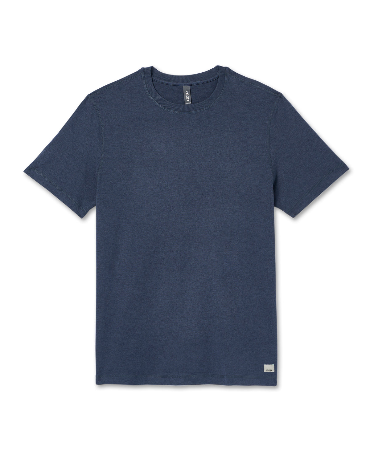 Short Sleeve Ponto Performance Tee Azure Heather | Vuori shop