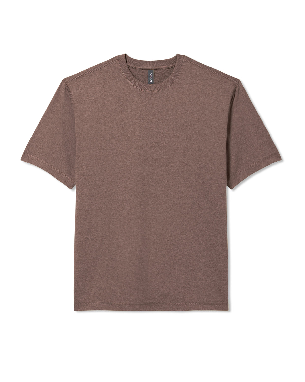 Short Sleeve Ponto Tee - Relaxed Fit Elm Heather | Vuori shop