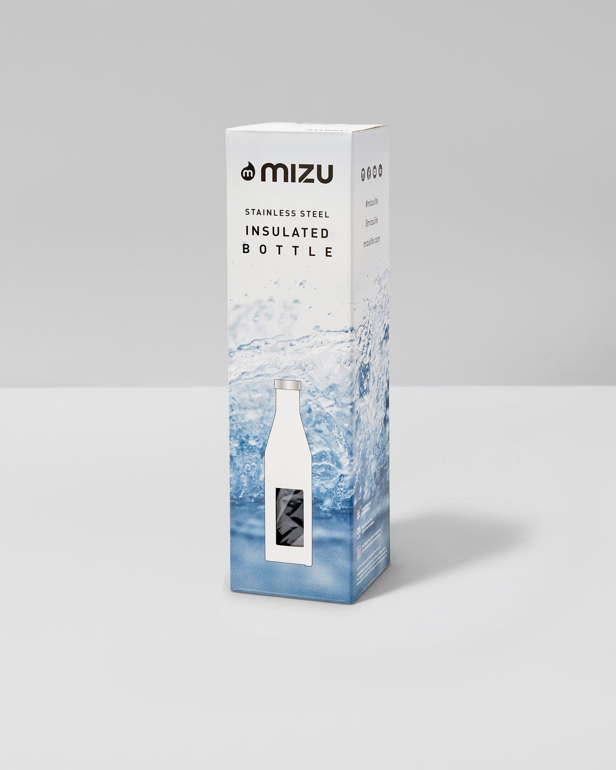 S6 Wordmark Mizu Water Bottle Black Insulated Bottle | Vuori discount