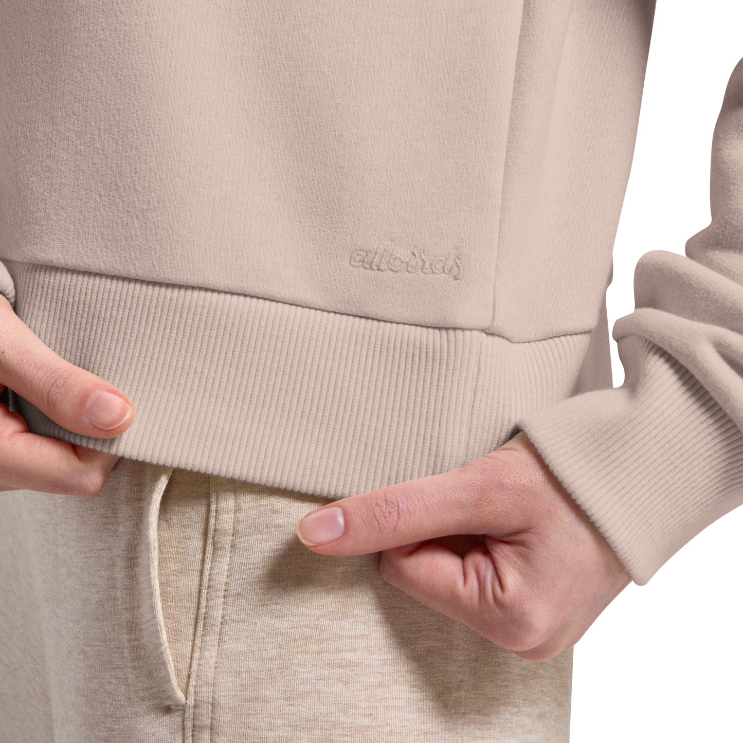 Women's Merino Blend Sweatshirt - Mushroom