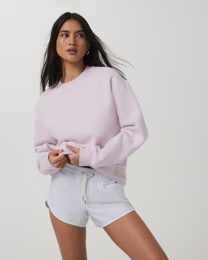 Restore Oversized Crew 2.0 Women's Lilac Breeze Sweatshirt | Vuori onsale