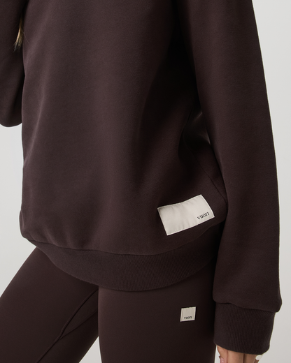 Restore Oversized Crew 2.0 French Roast Sweatshirt | Vuori online