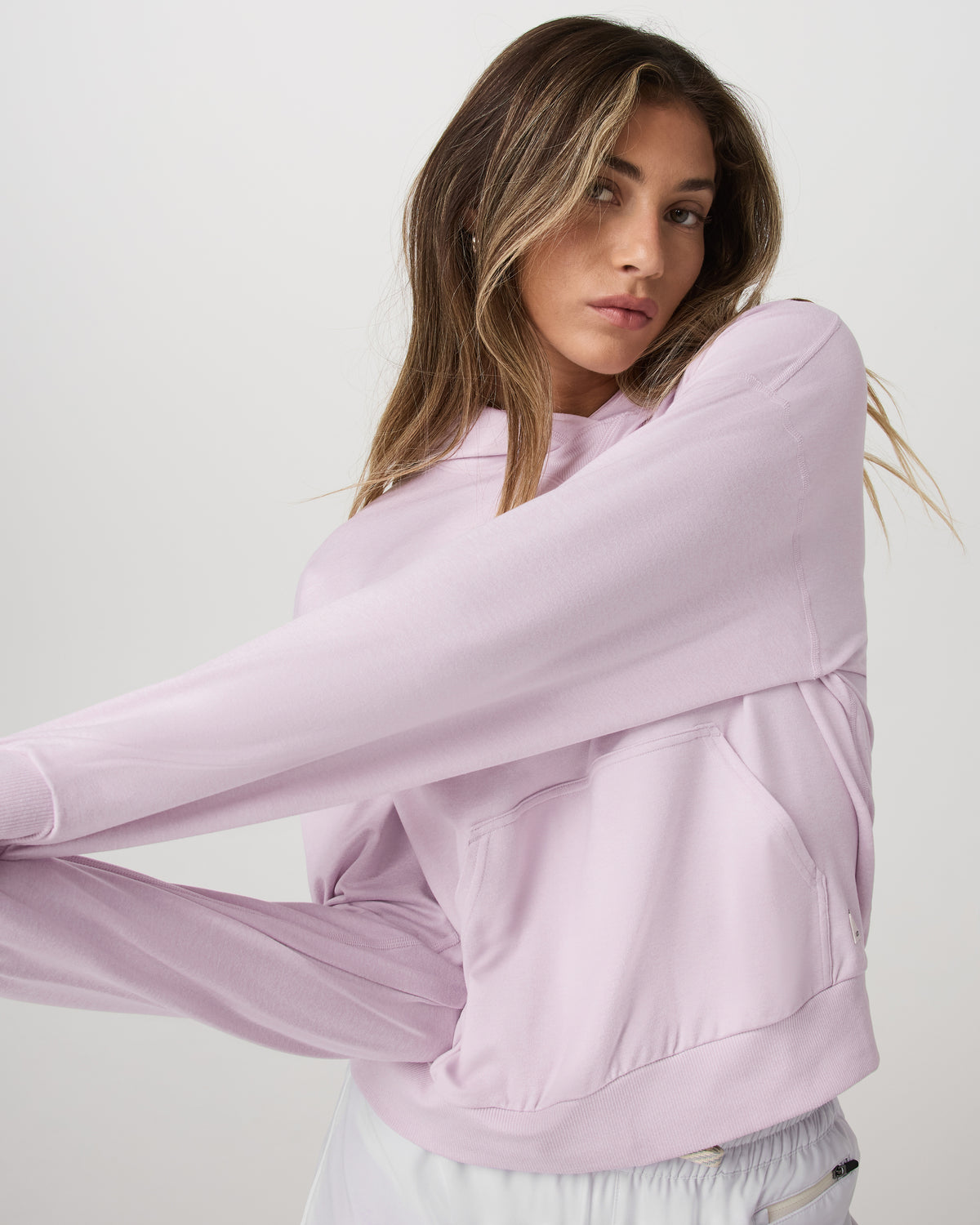 Women's Halo Modern Pullover Hoodie Lilac Breeze Heather | Vuori onsale
