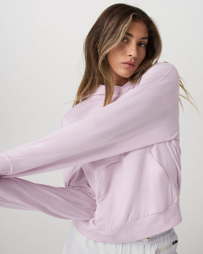 Women's Halo Modern Pullover Hoodie Lilac Breeze Heather | Vuori onsale