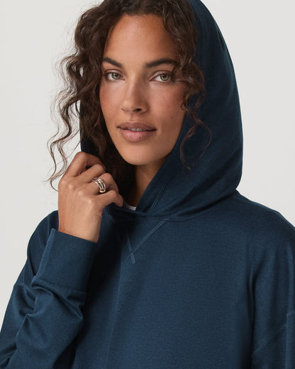Halo Pullover Hoodie Women's Blue Coast Heather Hoodie | Vuori for sale