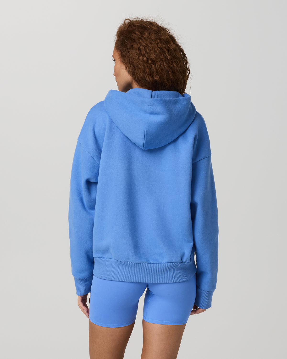 Restore Full Zip Hoodie Riviera Blue Zip-Up Sweater | Vuori online