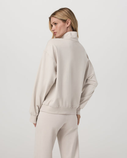 Granite Half Zip Women's Oatmeal Heather Sweatshirt | Vuori discount