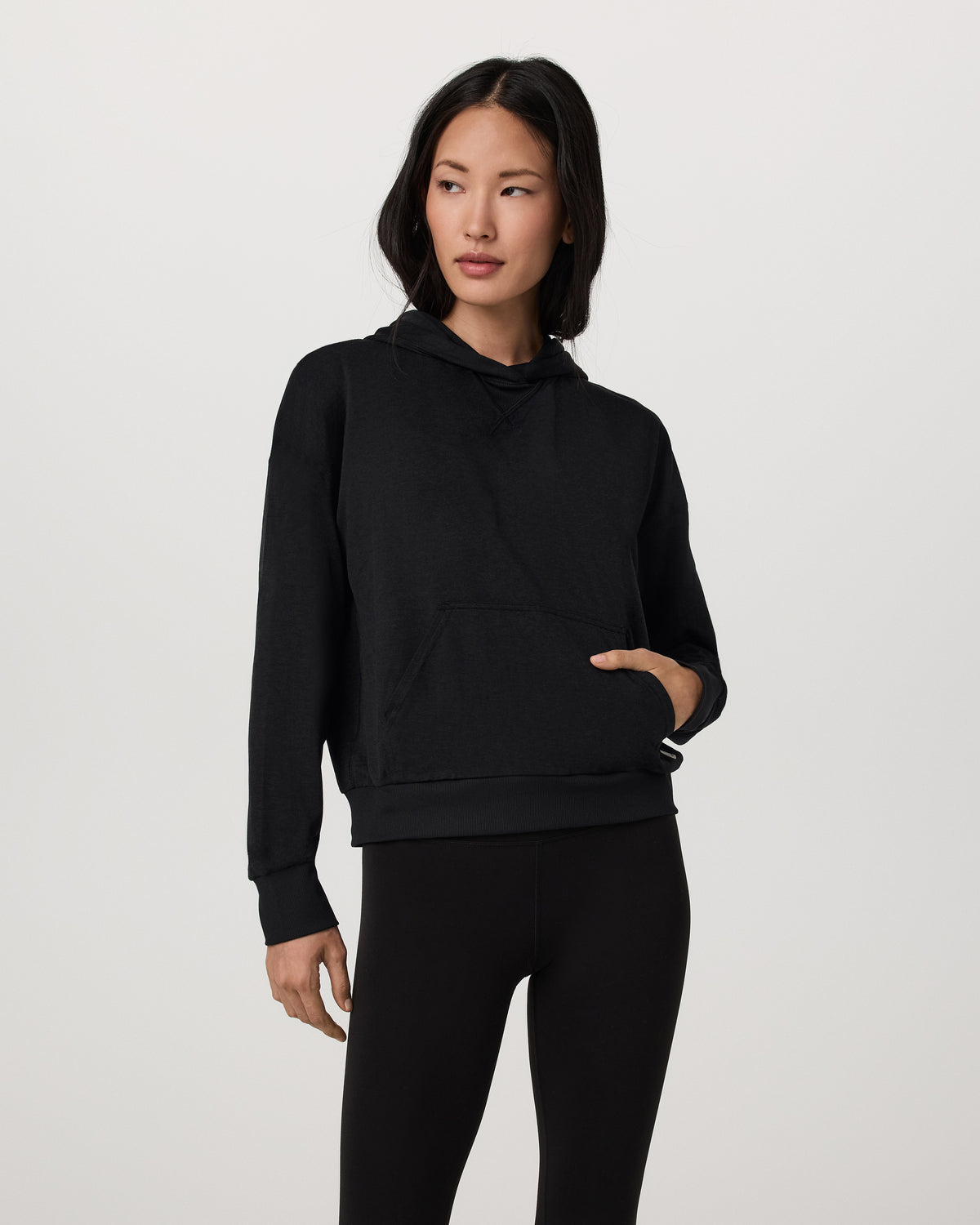 Halo Pullover Hoodie Women's Black Heather Hoodie | Vuori outlet