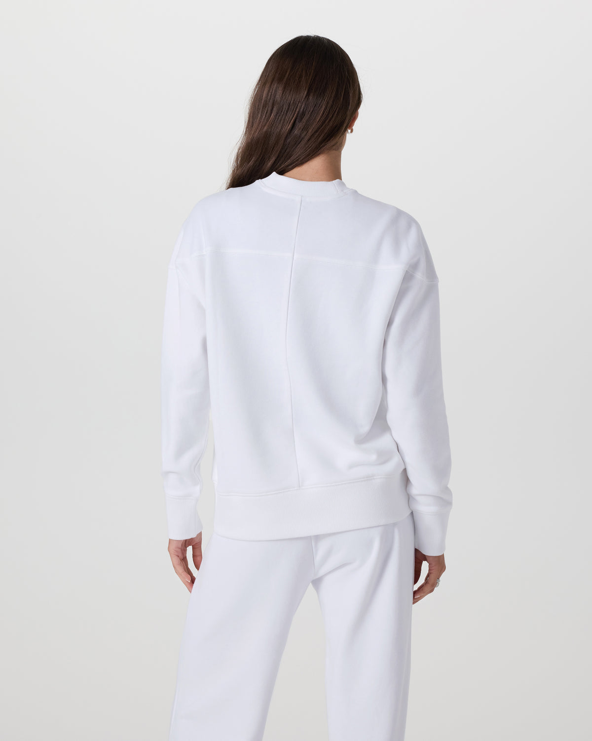Sedona Weekender Crew Women's White Pullover | Vuori sale