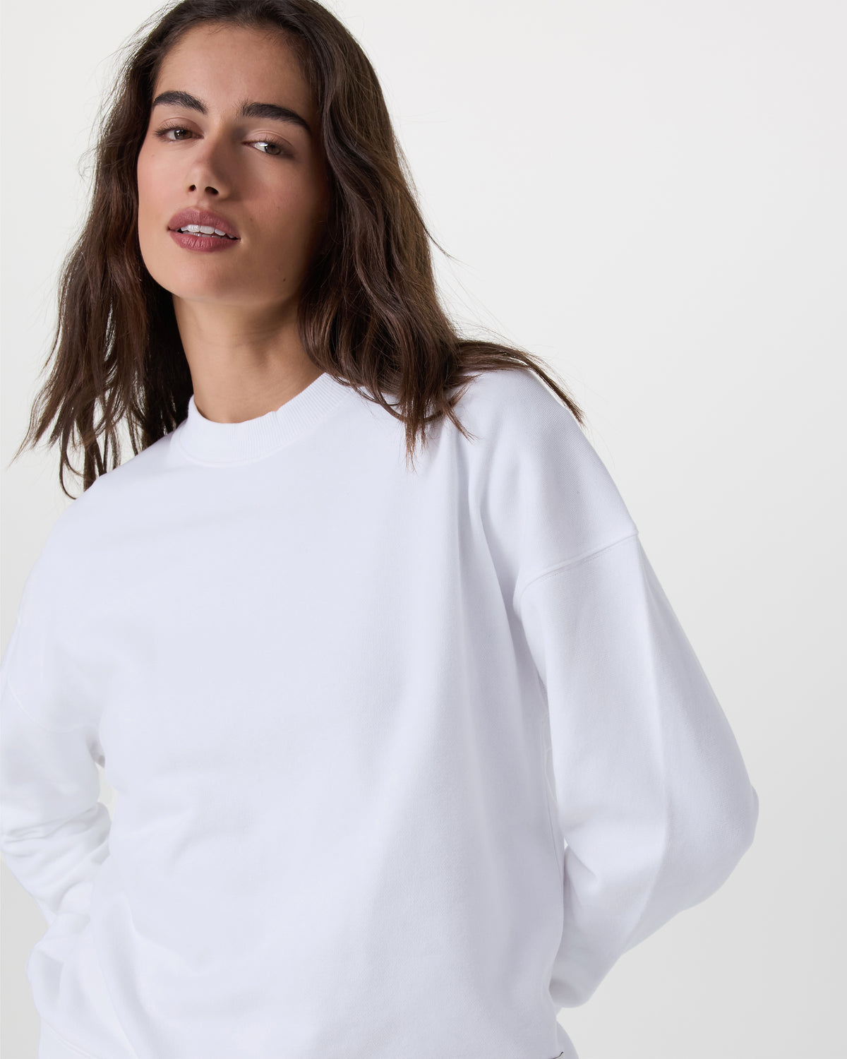 Sedona Weekender Crew Women's White Pullover | Vuori sale