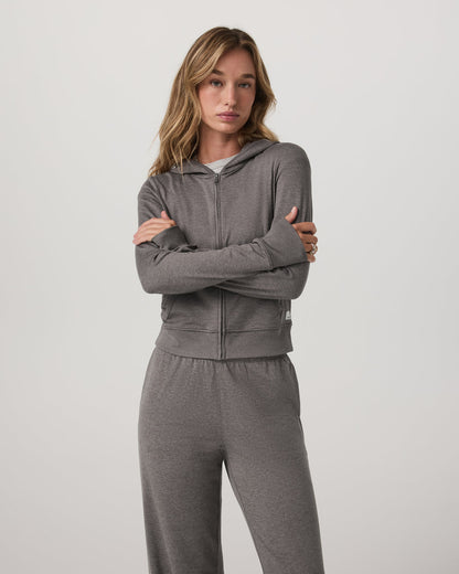 Halo Mini FZ Hoodie Women's Chia Heather Hoodie | Vuori discount