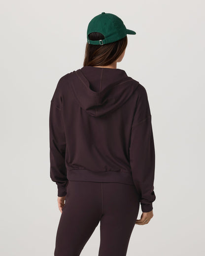 Halo Full Zip Hoodie Women's Raisin Hoodie | Vuori discount