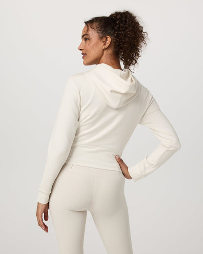 Compose Full Zip Hoodie Women's Marshmallow Jacket | Vuori shop