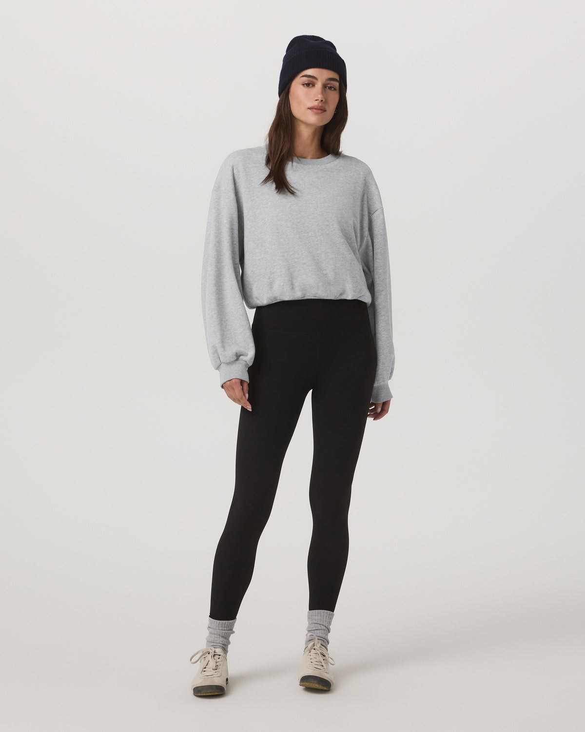 Sedona Bubble Crew Women's Light Heather Grey Crewneck | Vuori sale