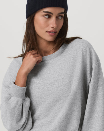 Sedona Bubble Crew Women's Light Heather Grey Crewneck | Vuori sale
