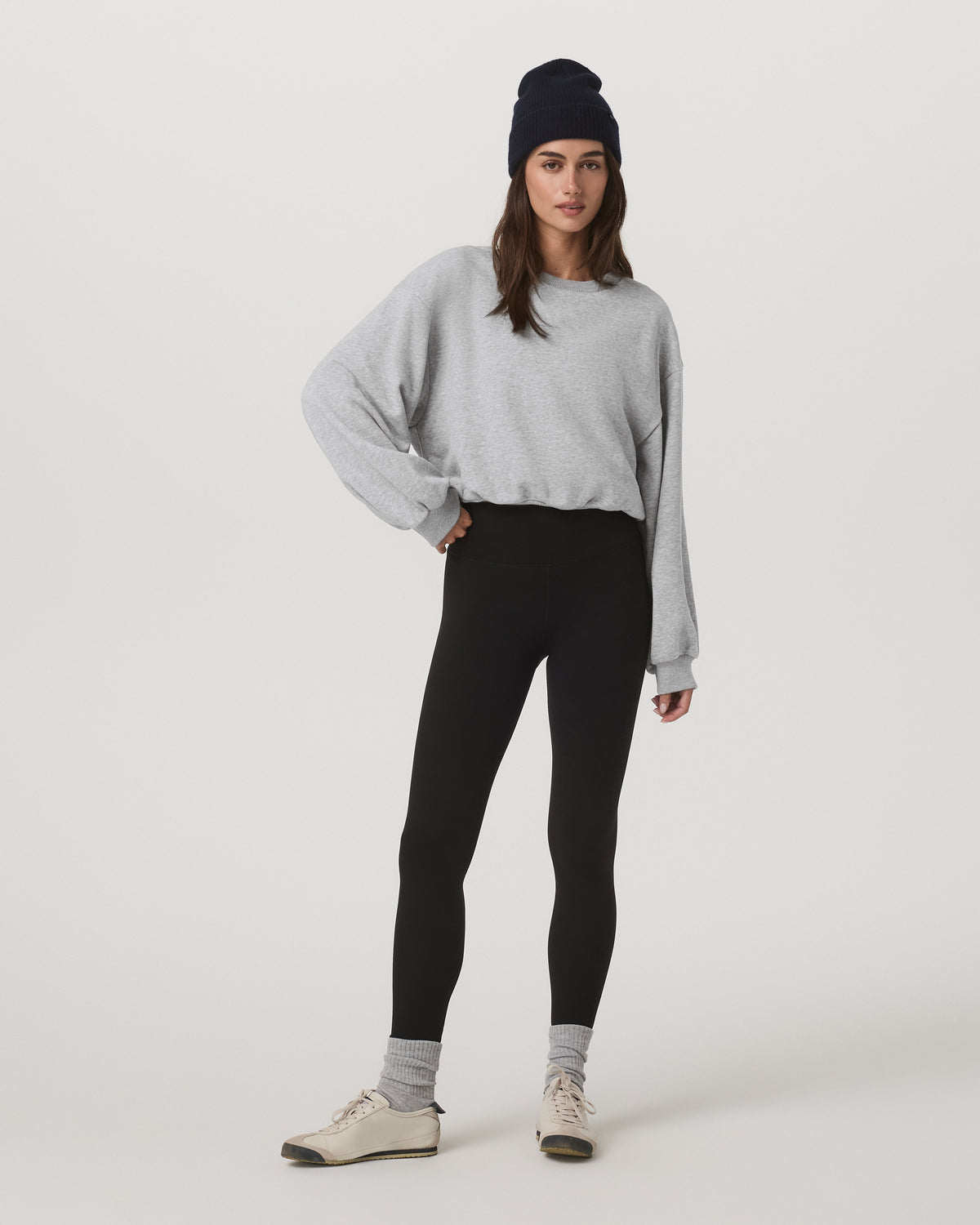 Sedona Bubble Crew Women's Light Heather Grey Crewneck | Vuori sale