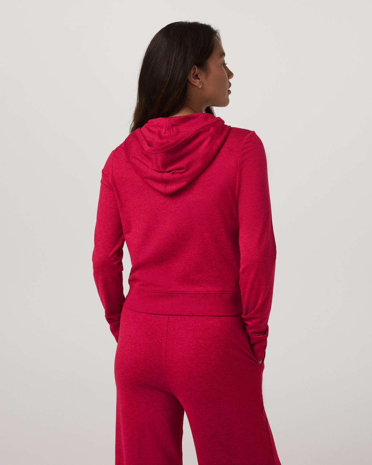 Halo Mini FZ Hoodie Women's Strawberry Heather Hoodie | Vuori online