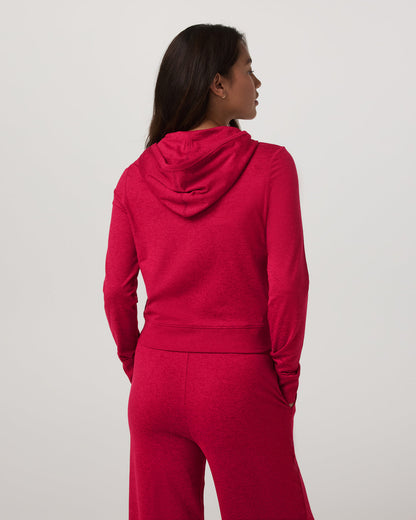 Halo Mini FZ Hoodie Women's Strawberry Heather Hoodie | Vuori online