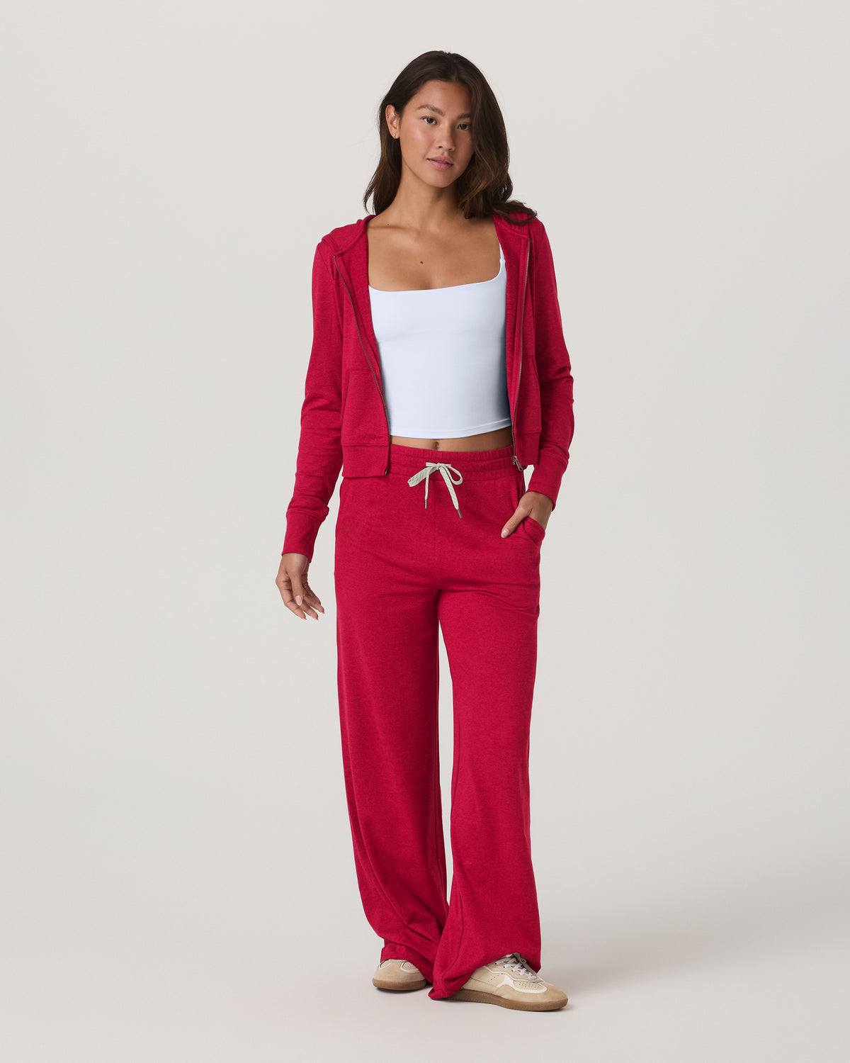 Halo Mini FZ Hoodie Women's Strawberry Heather Hoodie | Vuori online