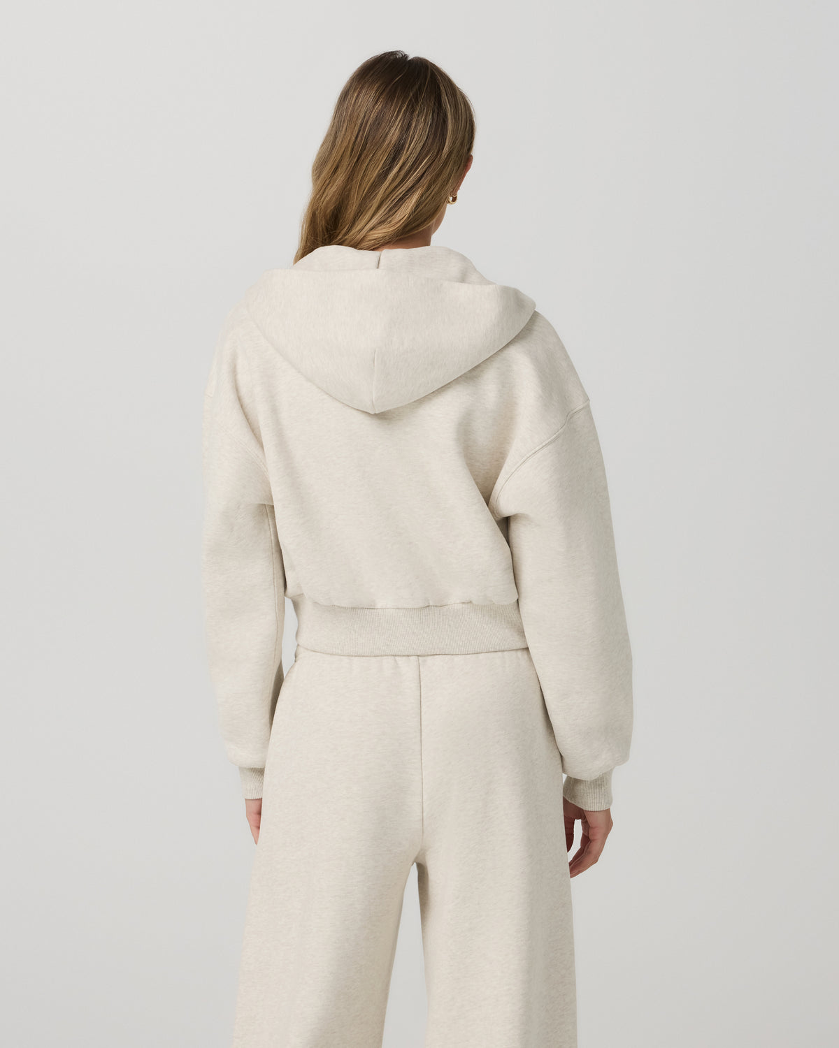 Restore Mini Full Zip Hoodie Bone Heather Jacket | Vuori sale