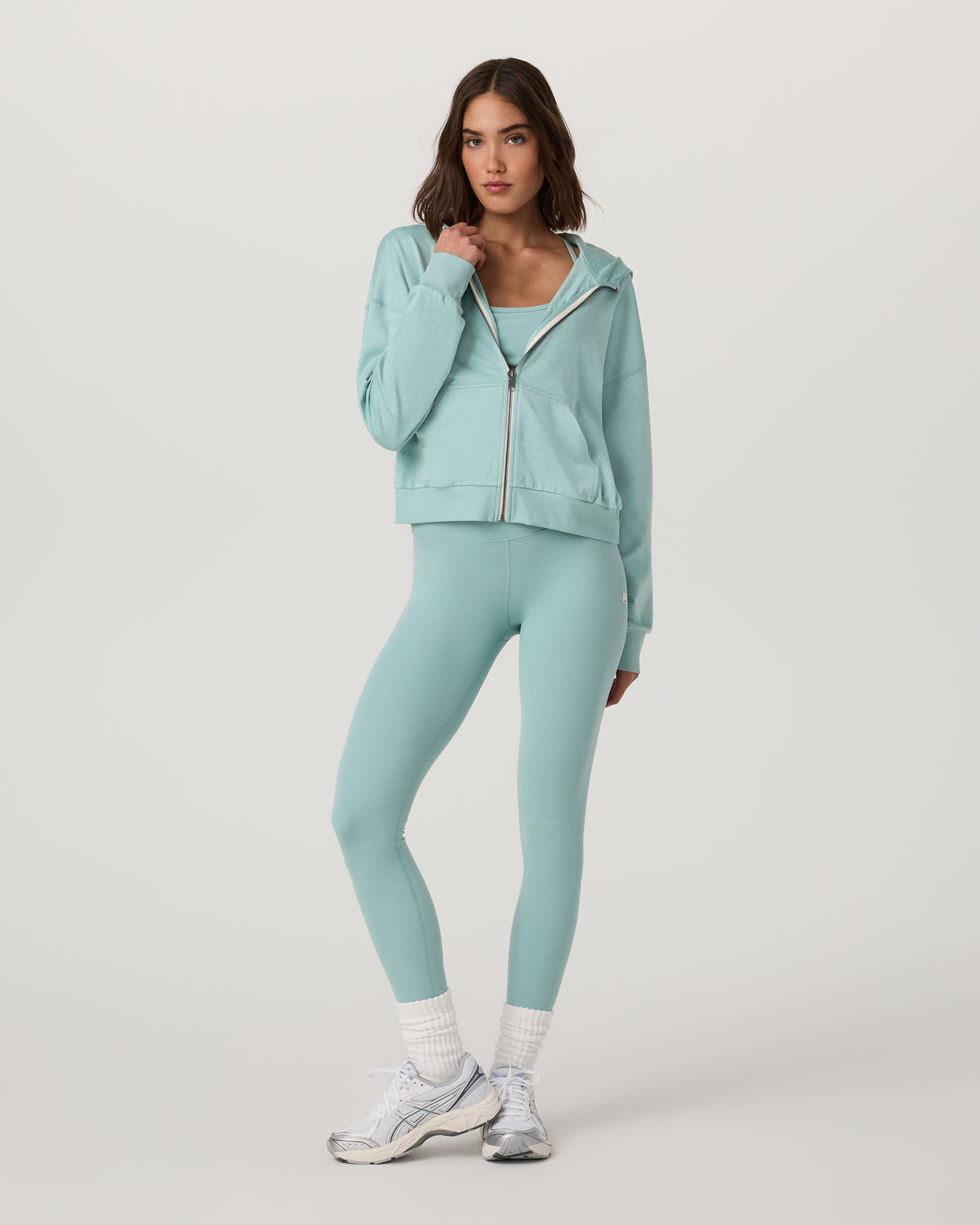 Halo Modern Full Zip Hoodie Sea Spray Heather | Vuori sale