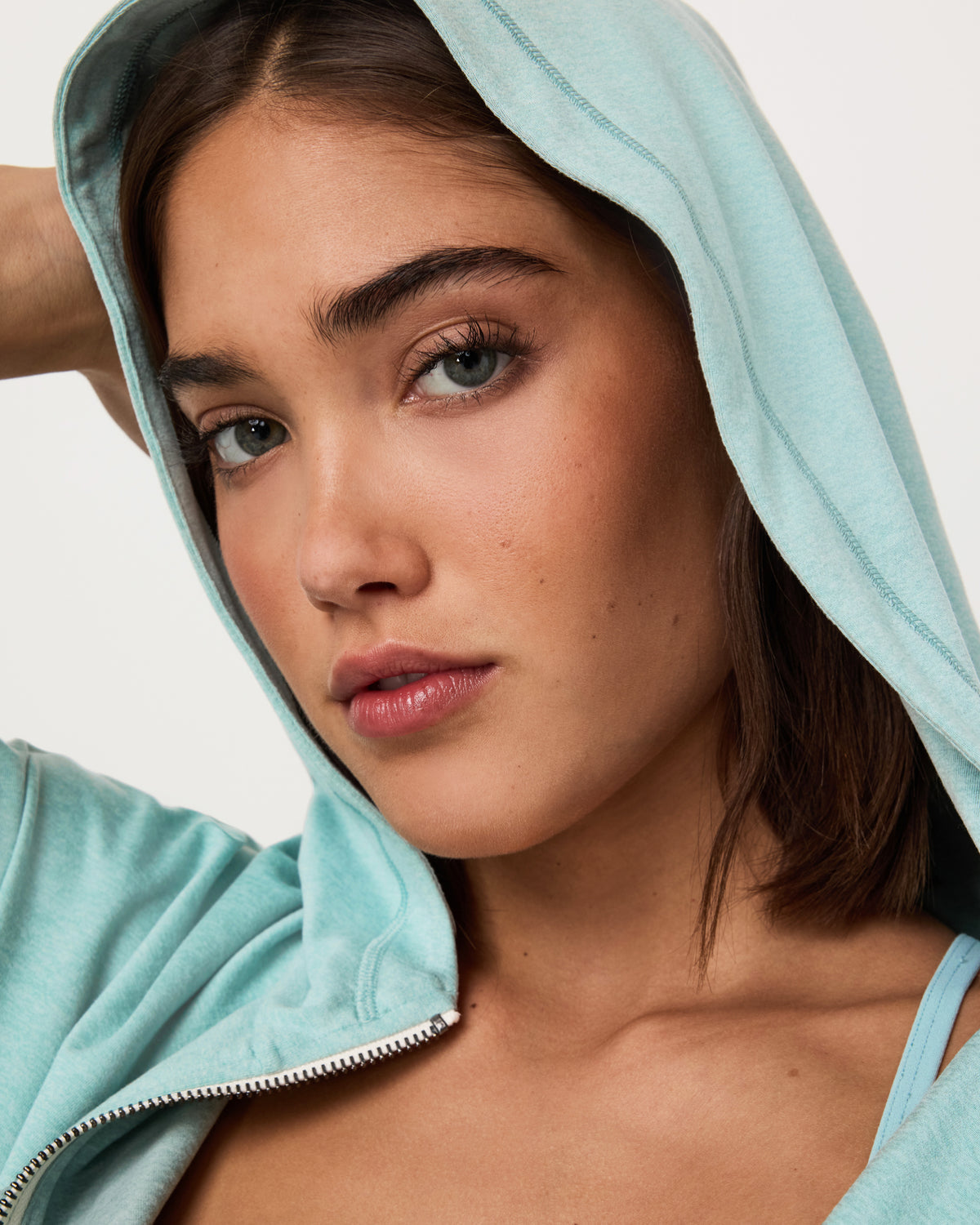 Halo Modern Full Zip Hoodie Sea Spray Heather | Vuori sale