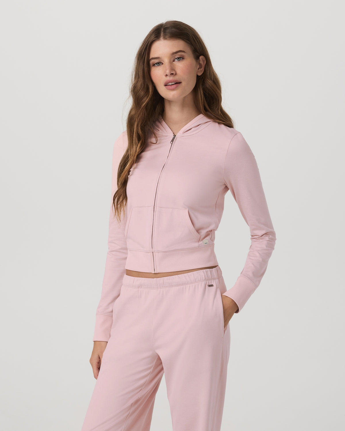 Halo Mini FZ Hoodie Women's Vintage Rose Hoodie | Vuori onsale