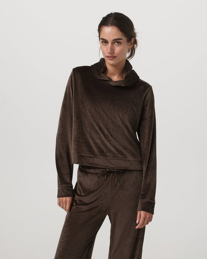 Haven Hoodie Women's Dark Java Hoodie | Vuori for sale