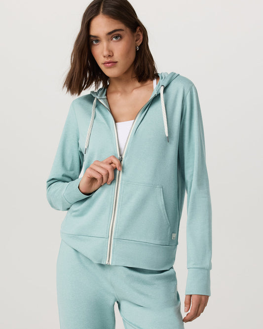 Halo Performance Hoodie 2.0 Sea Spray Heather | Vuori shop