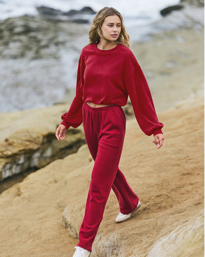 Sedona Bubble Crew Women's Strawberry Pullover Crewneck | Vuori outlet