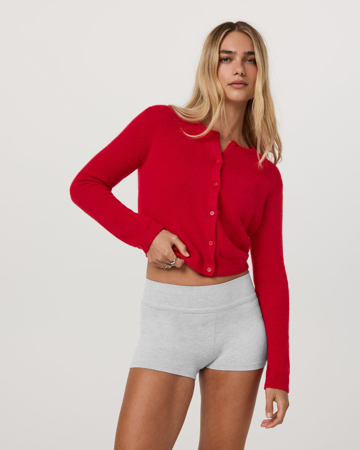 Émilie Cashmere Cardi Women's Cherry Cardi | Vuori outlet