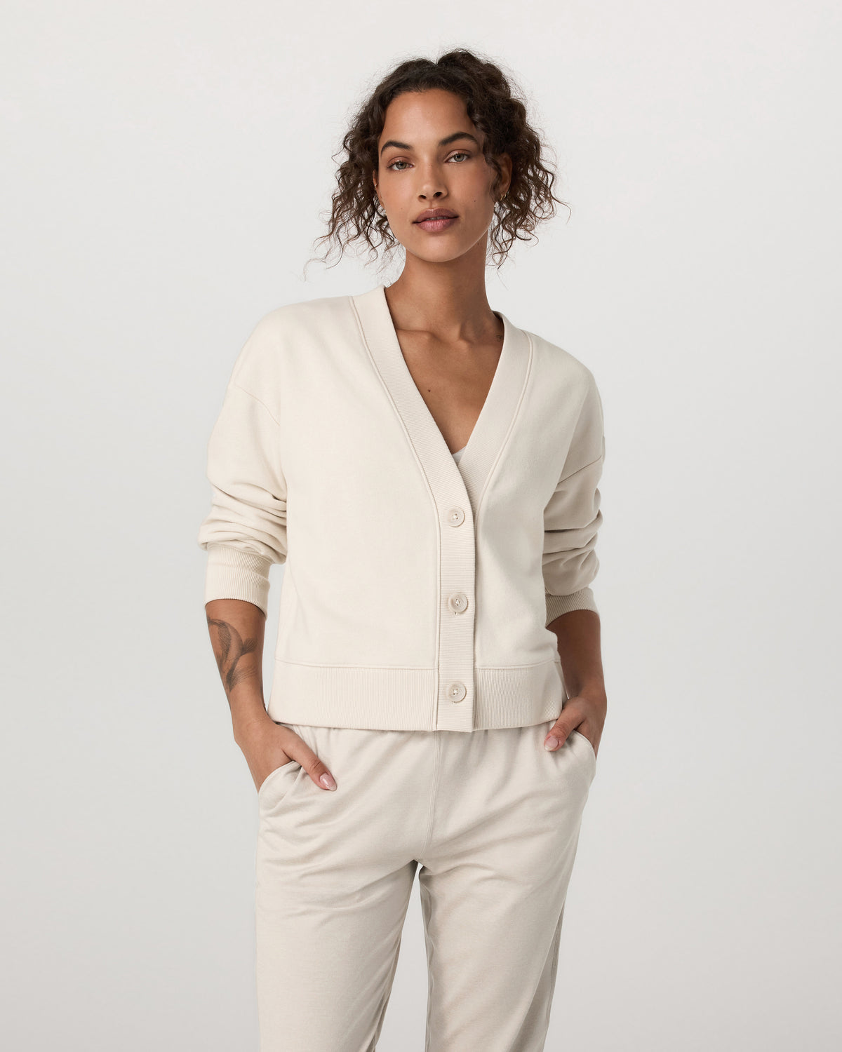 Sedona Cardigan Women's Bone Button-Down Sweater | Vuori sale