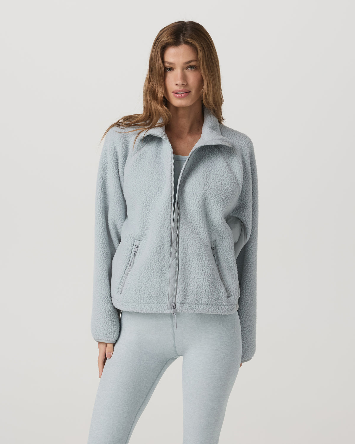 Alpine Jacket Women's Cozy Fleece Jacket in Blue Haze | Vuori online