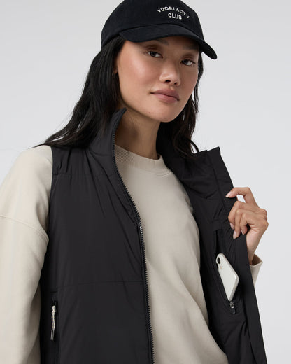 Canyon Insulated Vest Women's Black Vest | Vuori outlet