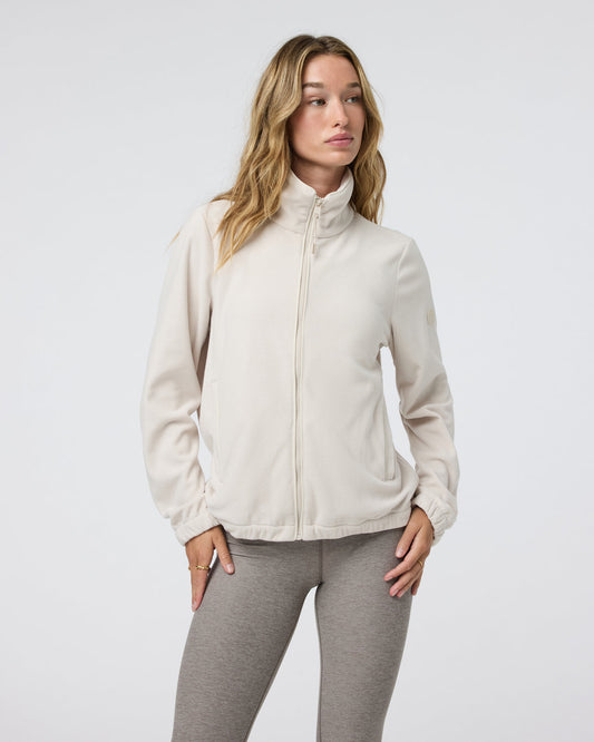 Women's Aspen Full Zip Dune Fleece Pullover | Vuori sale