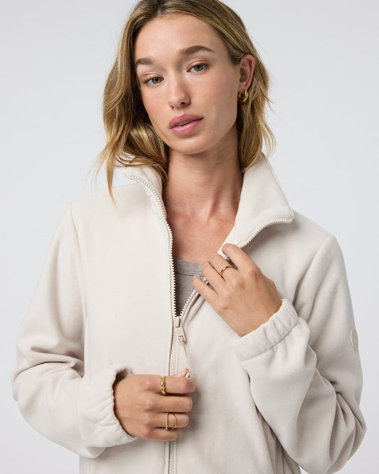 Women's Aspen Full Zip Dune Fleece Pullover | Vuori sale